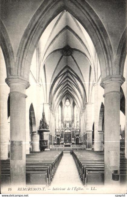 CPA Remiremont Interieur de I Eglise