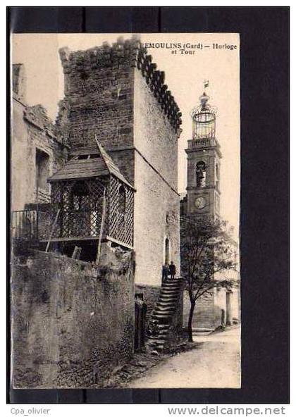 30 REMOULINS Horloge, Tour Féodale, ed Balazard, 1920