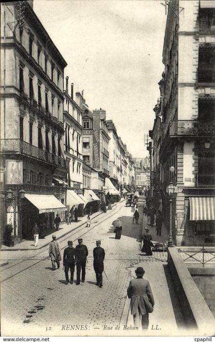CPA Rennes Rue de Rohan