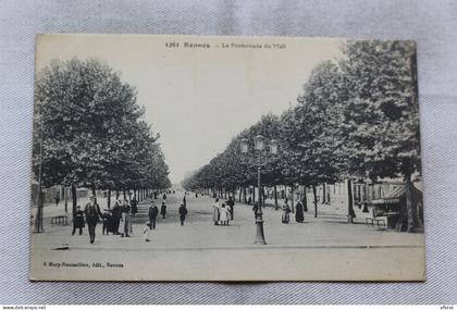 Rennes, promenade du mail, Ille et Vilaine 35