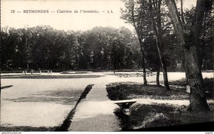 CPA Rethondes Clairiere de l'Armistice Militaria