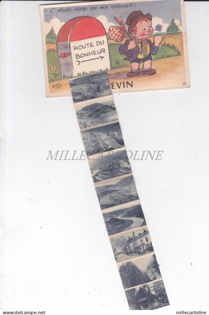 LEPORELLO POSTCARD - Revin, Auto-Stop, Bonheur France 1956 Bozz