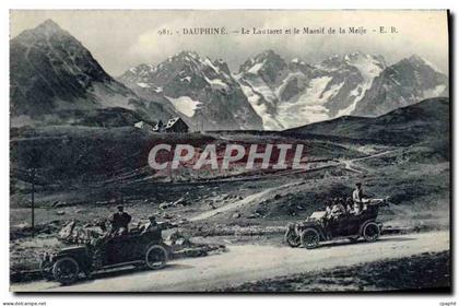 CPA Dauphine Le Lautaret et le Massif de la Meije Automobile