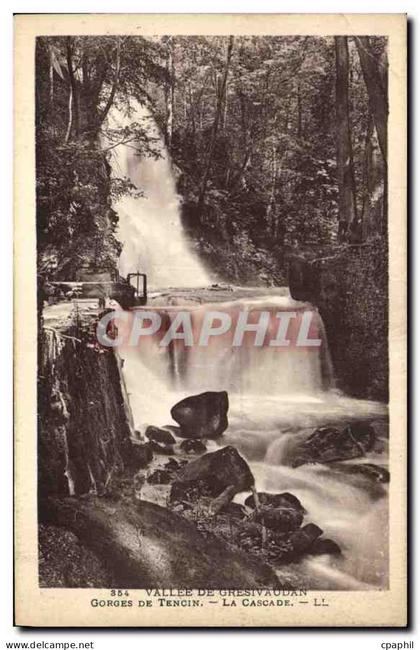 CPA Vallee de Gresivaudan Gorges de Tencin La Cascade
