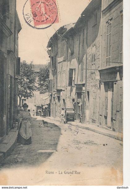 83 // RIANS   la grande rue **