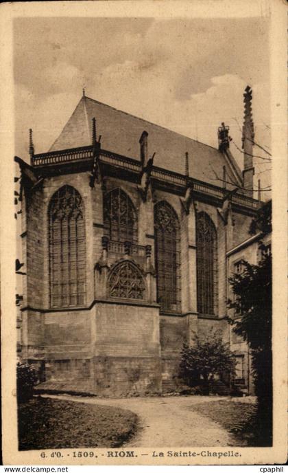 CPA Riom La Sainte Chaelle