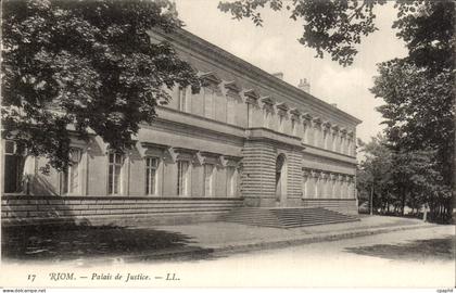 Riom - Palais de Justice - CPA