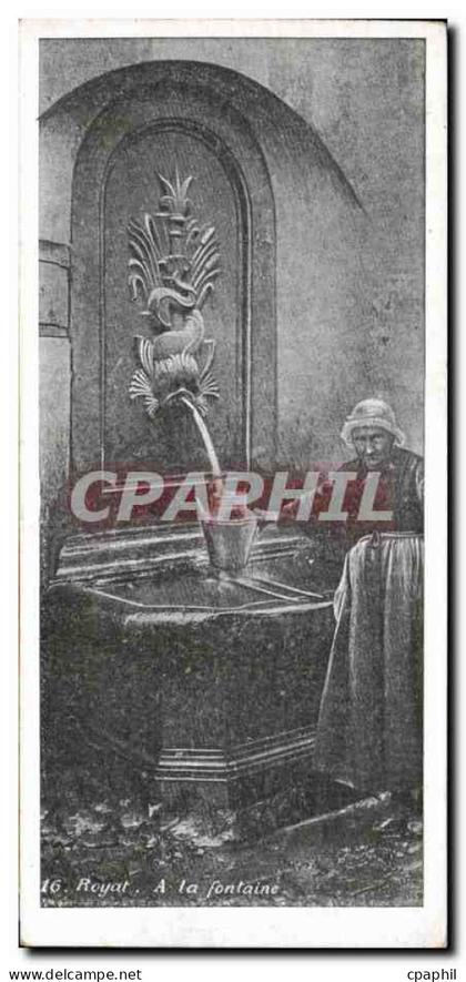 Riom - Taylor Chocolat - La Fontaine - CPA