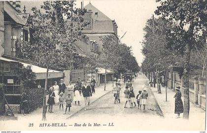 CPA Riva-Bella Rue de la Mer