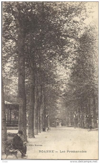 CPA Roanne Les promenades
