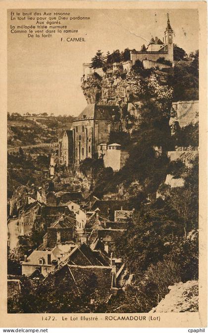 CPA Le Lot illustre Rocamadour Lot