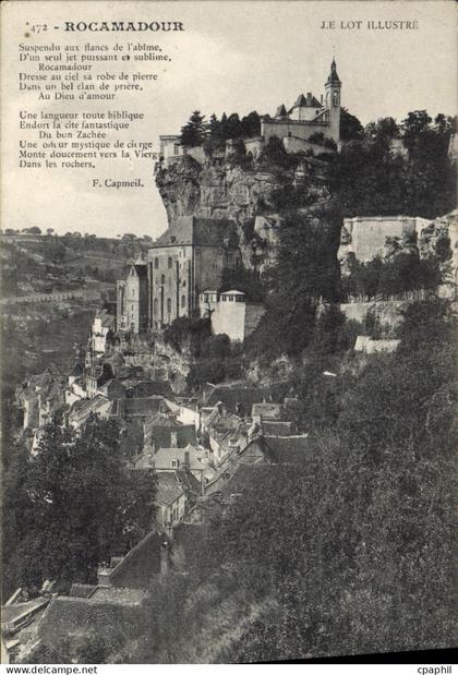 CPA Le Lot Rocamadour
