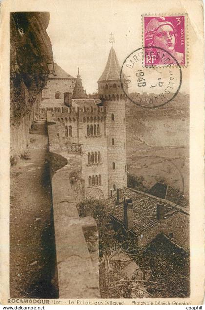 CPA Rocamadour Le Palais des evegues