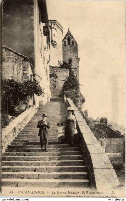 Rocamadour - Le grand Escalier