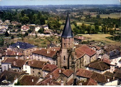 CPSM Rochechouart (Haute Vienne) Vue generale aerienne