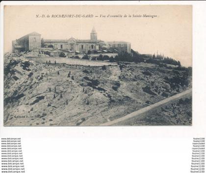 carte de notre dame de ROCHEFORT DU GARD ( sainte montagne )