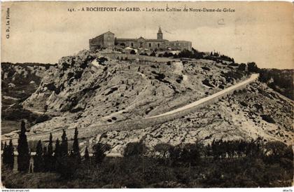 CPA A ROCHEFORT-du-GARD - La Ste Colline du N.-D.-de-Grace (458818)