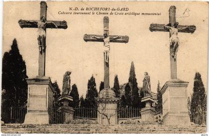 CPA N-D. de ROCHEFORT du Gard - Calvaire couronnan le Chemin de. (458817)