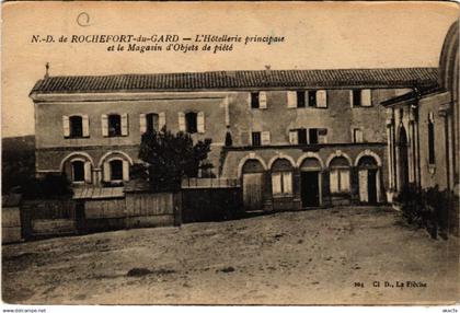 CPA N-D. de ROCHEFORT-du-GARD - L'Hotellerie principale et le (458819)