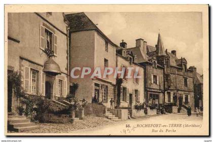 Rochefort en Terre CPA Rue du porche