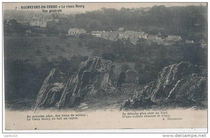 XQ 922 /C P A ROCHEFORT EN TERRE (56)  LE VIEUX BOURG VUE GENERALE