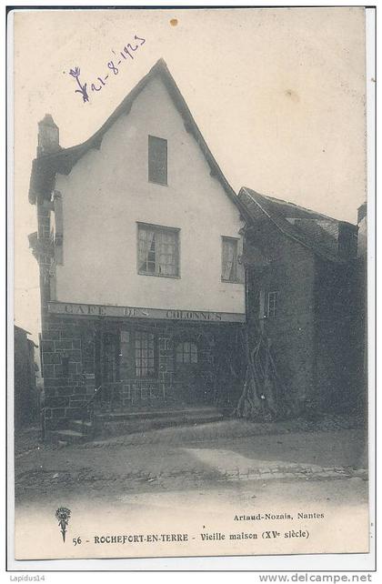 XQ 925 /C P A   ROCHEFORT EN TERRE (56)  VIEILLE MAISON XV° SIECLE
