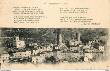 CPA 1262 rochetaillee loire