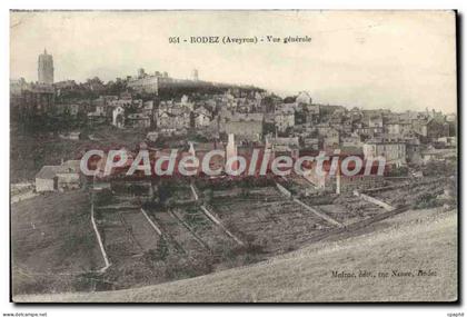 CPA Rodez Aveyron Vue generale