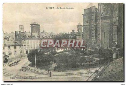 CPA Rodez Jardin de Samson