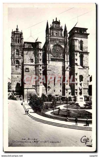 CPA Rodez La Cathedale