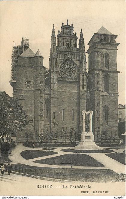CPA Rodez La Cathedrale