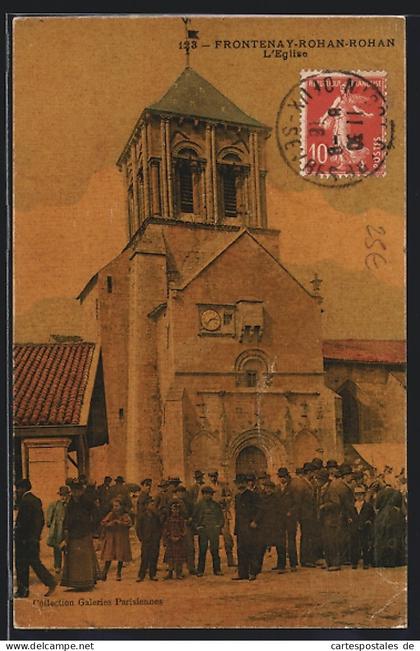 CPA Frontenay-Rohan-Rohan, L`Eglise