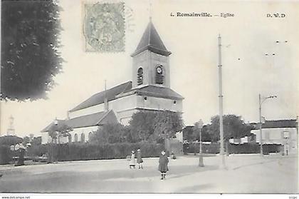 CPA Romainville Eglise