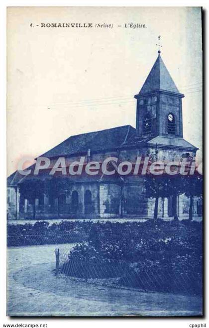 CPA Romainville L'Eglise
