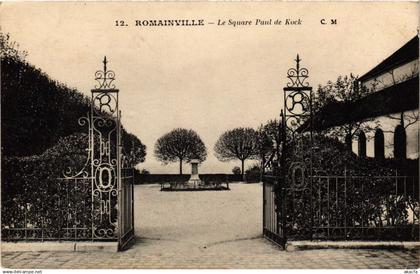 CPA ROMAINVILLE - Le Square Paul de Kock (740330)