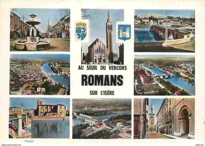 Carte Postale - 26 - Romans sur Isere - Multivues - Blasons - CPM - Voir Scans Recto-Verso - Poscard - Carta Postal -  P