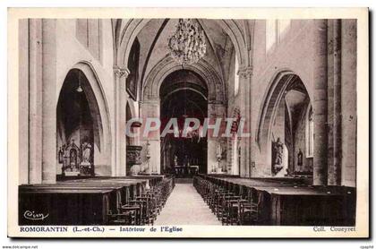 Romorantin CPA Interieur de l'eglise