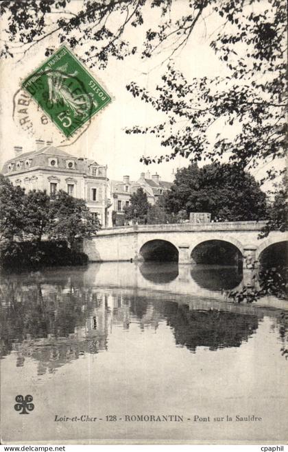 Romorantin CPA Pont sur la SAuldre