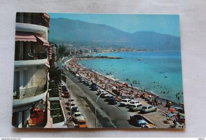 L257, Cpm, Roquebrune cap Martin, les plages de Carnolès et Menton, Alpes Maritimes 06