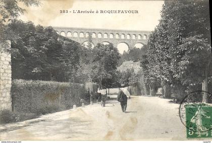CPA L'Arrivee a Roquefavour