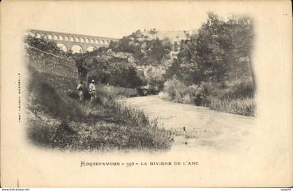CPA Roquefavour la Riviere de l'Arc