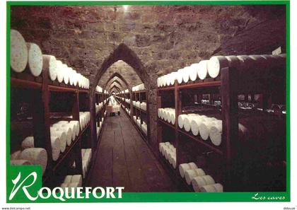 12 - Roquefort - les caves - Fromages - CPM - Voir Scans Recto-Verso