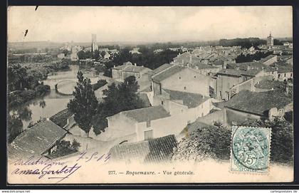 CPA Roquemaure, Vue générale