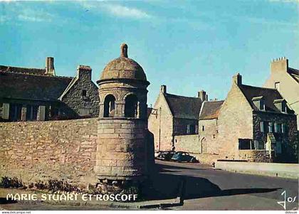 Carte Postale - 29 - Roscoff - Marie Stuart à Roscoff - Vieilles pierres - Flamme Postale - Voir Scans Recto Verso