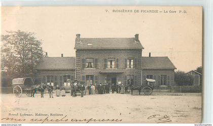 26834 - ROSIERES EN SANTERRE - LA GARE