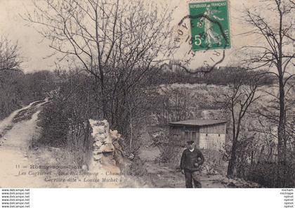 CPA  93  ROSNY SOUS BOIS  les carrieres rue rochebrune