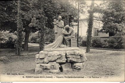 CPA Rosny Sous Bois Square Richard Gardebled Le Pardon