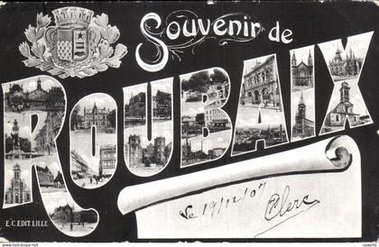 CPA Souvenir de Roubaix