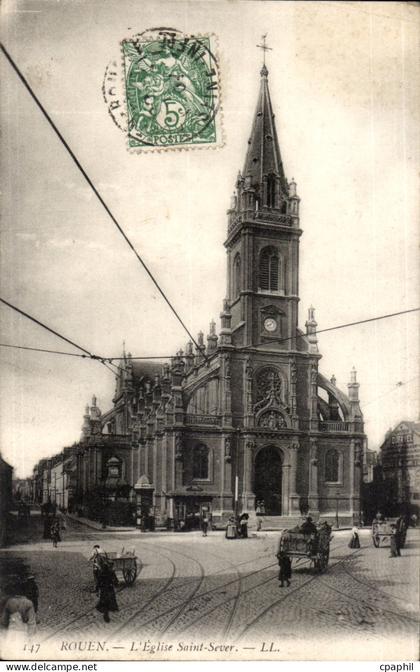 CPA Rouen L'eglise Saint Sever