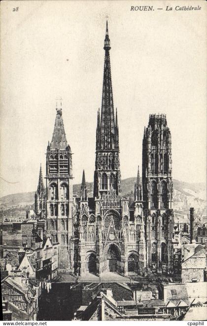 CPA Rouen La Cathedrale